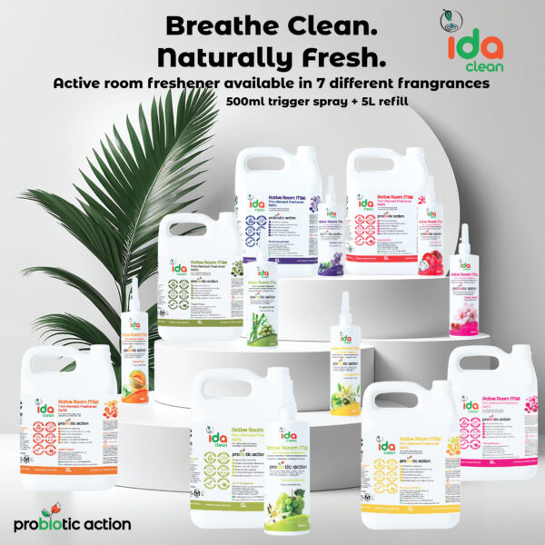 Active Room Mist Professional Refill- Non Aerosol - Probiotic Freshener - Desert Melon - 5L - Image 5